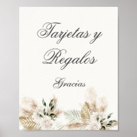 Boho Cartes et cadeaux mariage espagnol