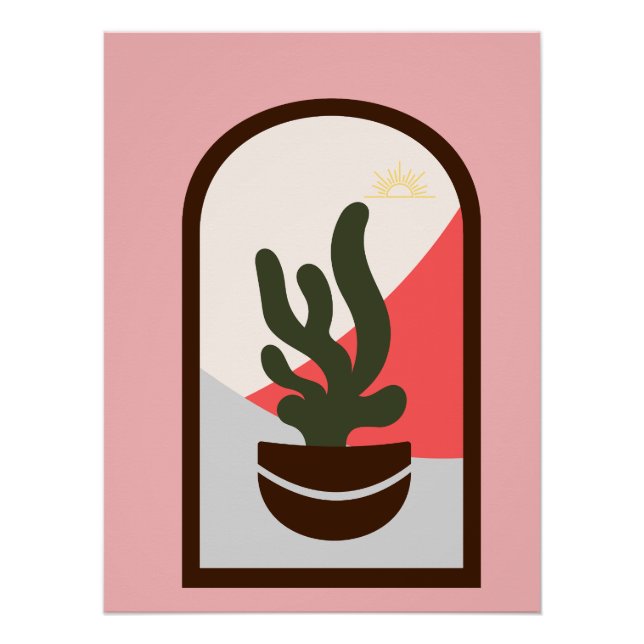 Poster Boho classique moderne (Devant)