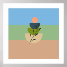 Poster "Boho Dreams" Poster - Frei-angeregtes Desi