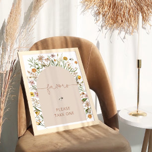 Poster Boho Floral Faveurs