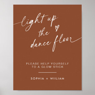 Poster Boho Light Up the Dance Floor   Stick Llow Stick