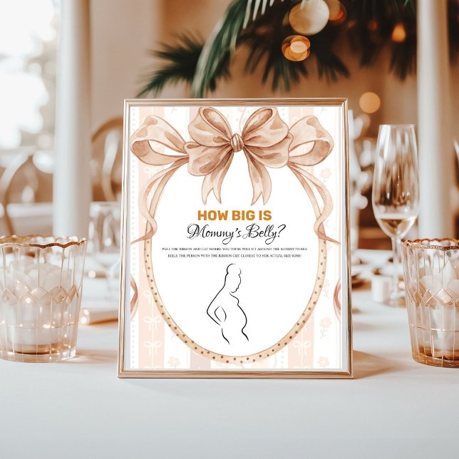 Poster Boho mignon petite tarte sur le chemin signe baby  (Créateur téléchargé)