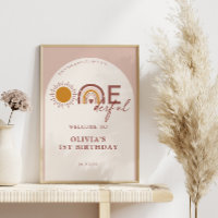 Boho n'est pas elle magnifique 1er anniversaire Ar