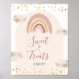 Poster Boho Rainbow n'est-elle pas Onederful Sweet & Trai