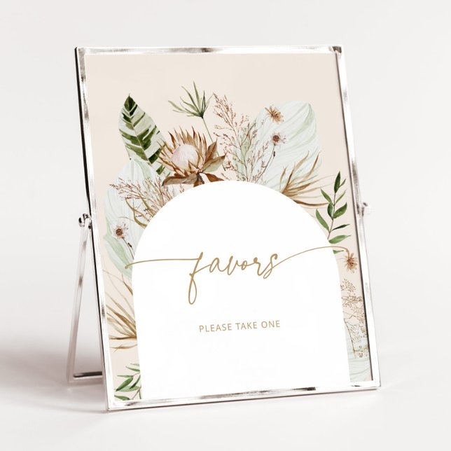 Poster Boho sauge plage verte Favoriser s'il vous plaît p (Créateur téléchargé)