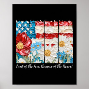 Poster Boho Terrain Floral De La Liberté En Raison Du Bra