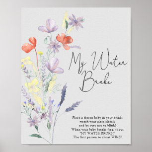 Poster Boho Wildflowers - Les eaux ont rompu le jeu