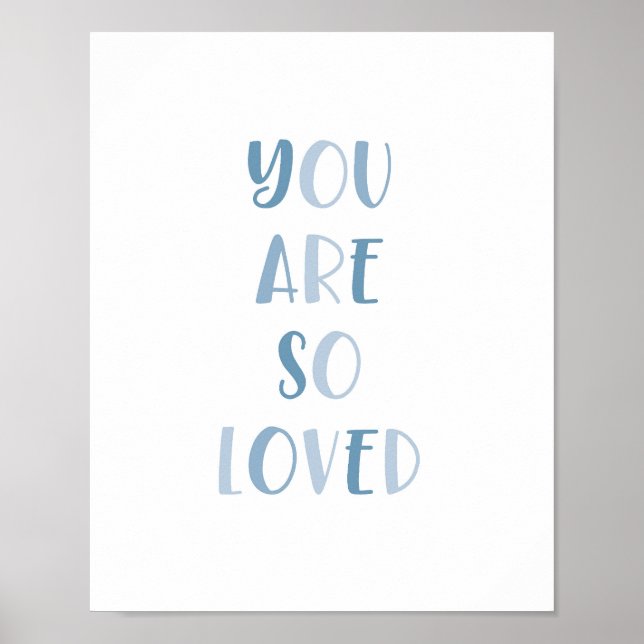 Poster Boho You Art So Loved Kids Decor (Devant)