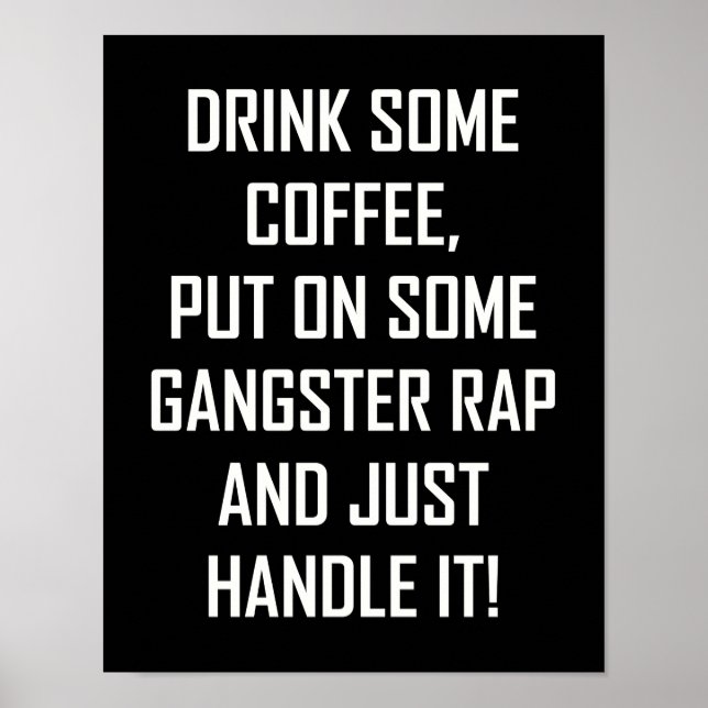 POSTER BOIRE DU CAFÉ... (Devant)