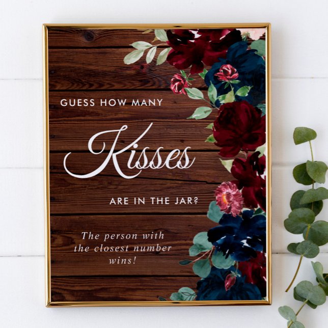 Poster Bois bleu de la Bourgogne et de la Marine Combien  (Créateur téléchargé)