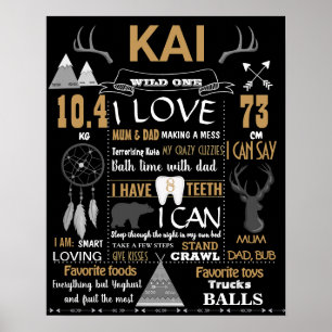 Poster Bois de bois de bûcheron bois élans orignaux Anniv