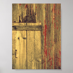 Poster Bois de grange ancien