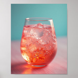 Poster Boisson de glace