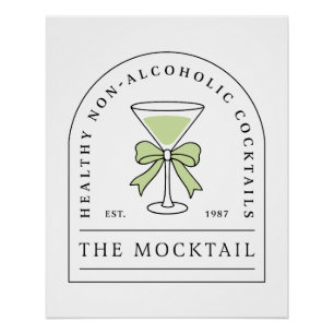 Poster Boisson sans alcool cocktail sans alcool