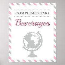 Boissons de voyage en avion compagnie aérienne fêt