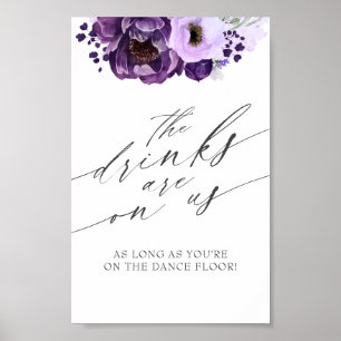 Poster Boissons Sur Nous Poupée Poupée Mariage Floral Sig