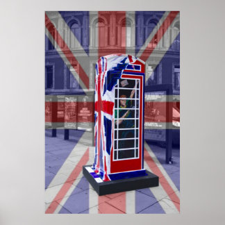 Poster Boîte téléphonique royale