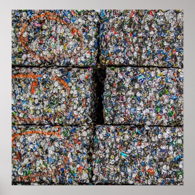 Poster Boîtes à goujon broyées Imprimer/Poster (Devant)