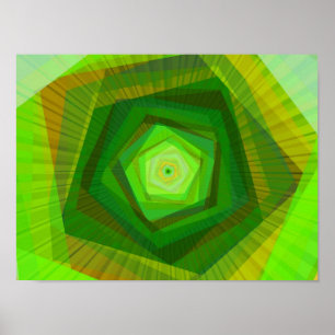 Poster Boîtes Cool Art Fractal Abstrait