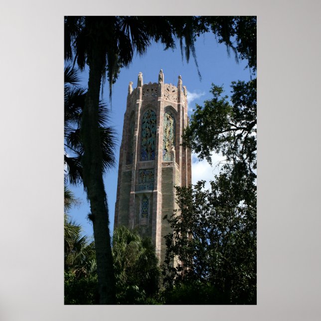 Poster Bok Tower Gardens Central Florida Canvas Imprimer (Devant)