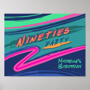 Poster Bold Nineties