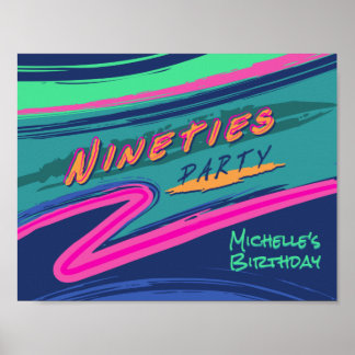 Poster Bold Nineties