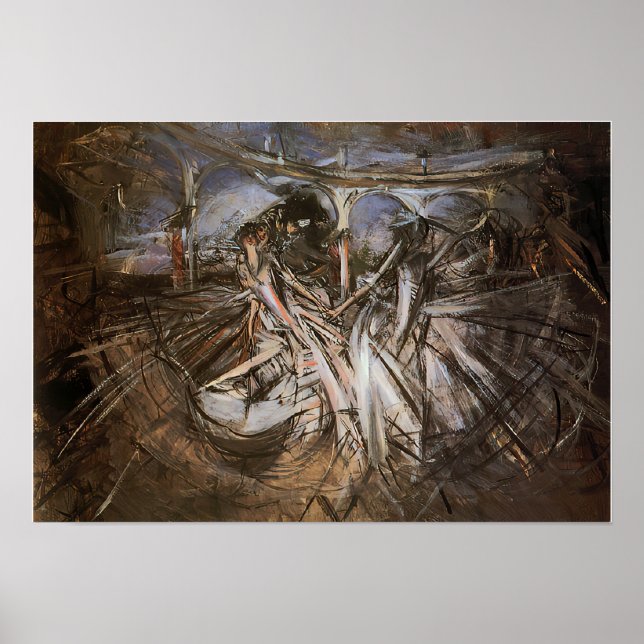 Poster Boldini - Danse à la colonnade 1889 (Devant)