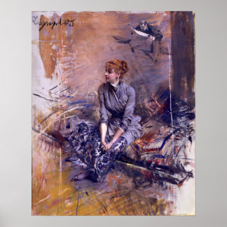 Poster Boldini - Gabrielle Rejane