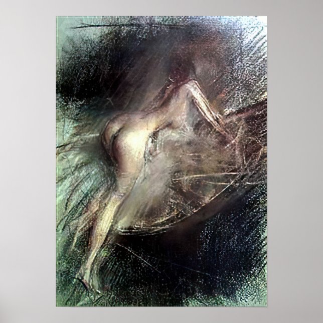 Poster Boldini - Jeune Femme Entrant dans le Bain (Devant)