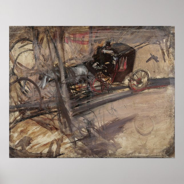 Poster Boldini - Le Cocher (Devant)
