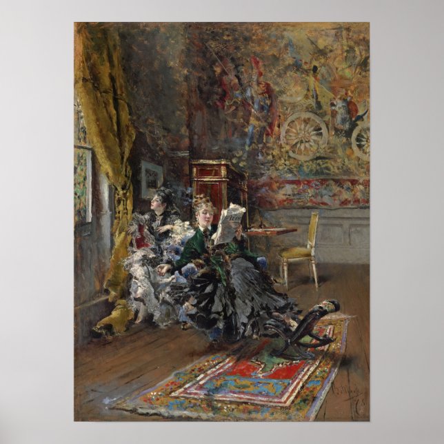 Poster Boldini - Les Parisiens 1873 (Devant)