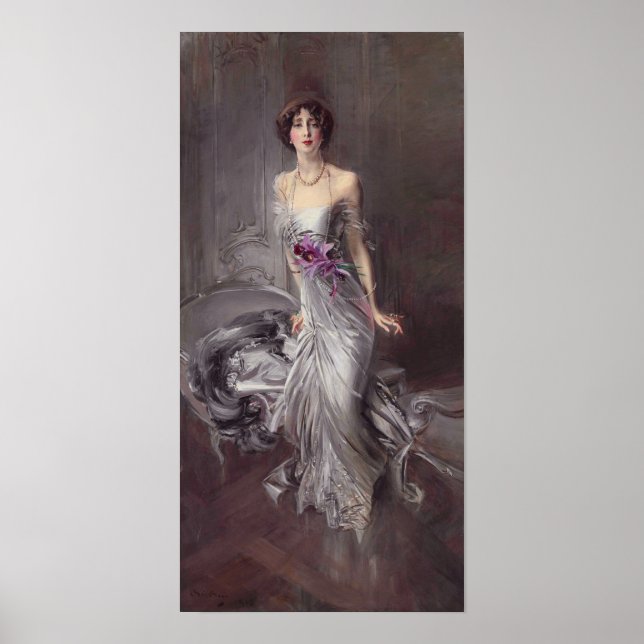 Poster Boldini - Portrait De Madame Doyen (Devant)