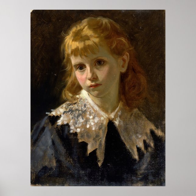Poster Boldini - Portrait De Petite Fille 1860 (Devant)