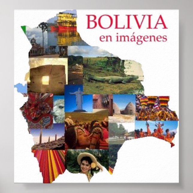 Poster Bolivia en imagenes (Devant)