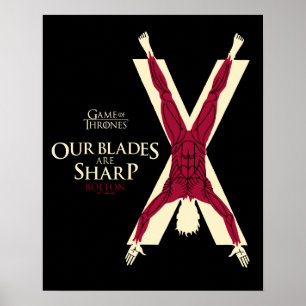 Poster Bolton Sigil - Nos Lames Sont Sharp