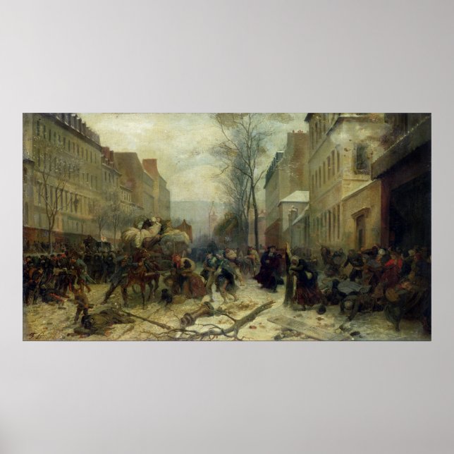 Poster Bombardement de Paris en 1871 (Devant)