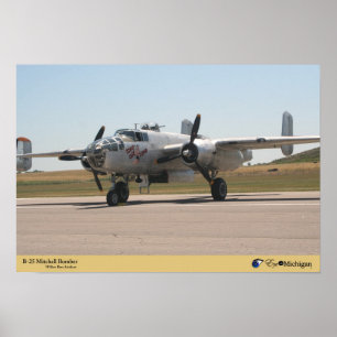 Poster Bombardier de B-25 Mitchell