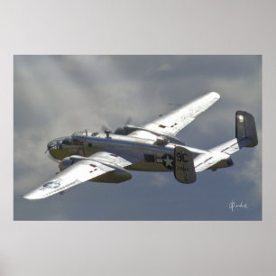 Poster Bombardier de B-25 Mitchell