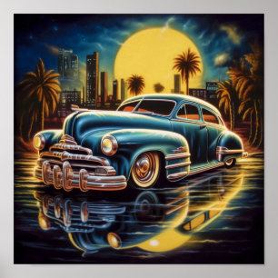 Poster Bombe Chevy Chevrolet Fleetline 1947