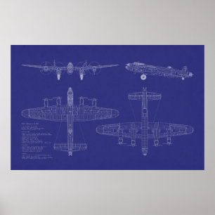 Poster Bombe Lancaster Avro