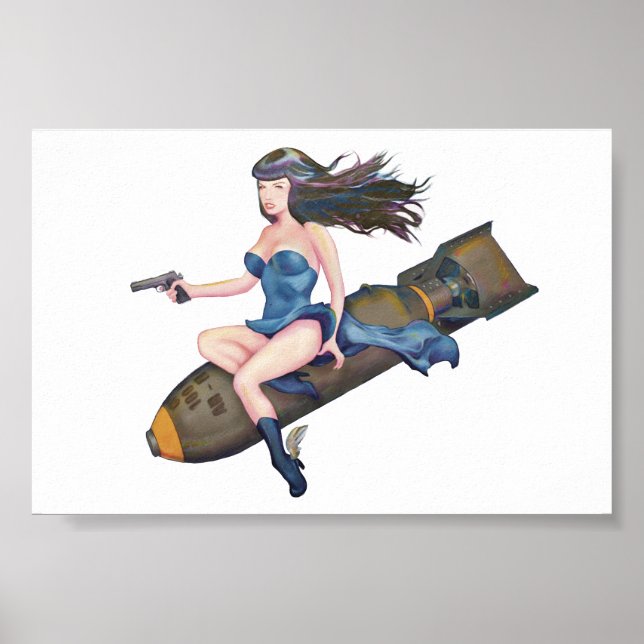Poster Bombshell Betty couleur (Devant)