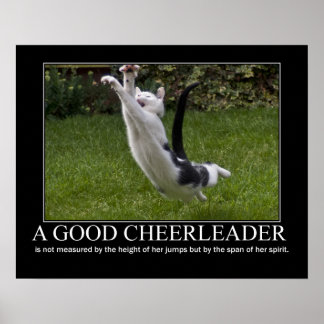 Poster Bon Pom-pom girl Cat Artwork