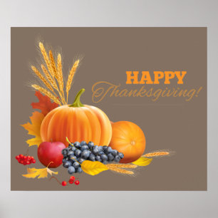 Poster bon thanksgiving
