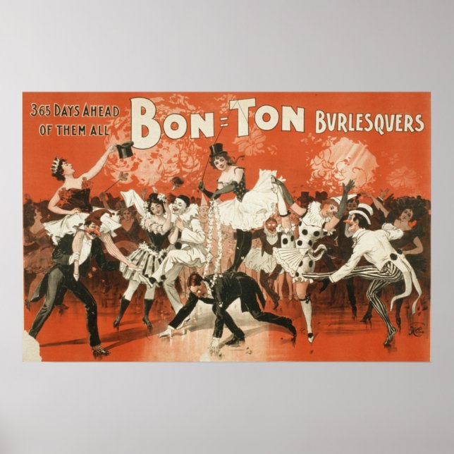 Poster Bon Ton Burlesquers 365 jours avant eux tous (Devant)