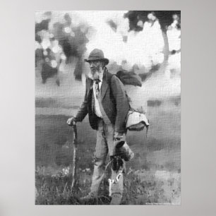 Poster Bon vieux vagabond australien gai