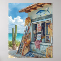 Bonaire fish shack épuisé