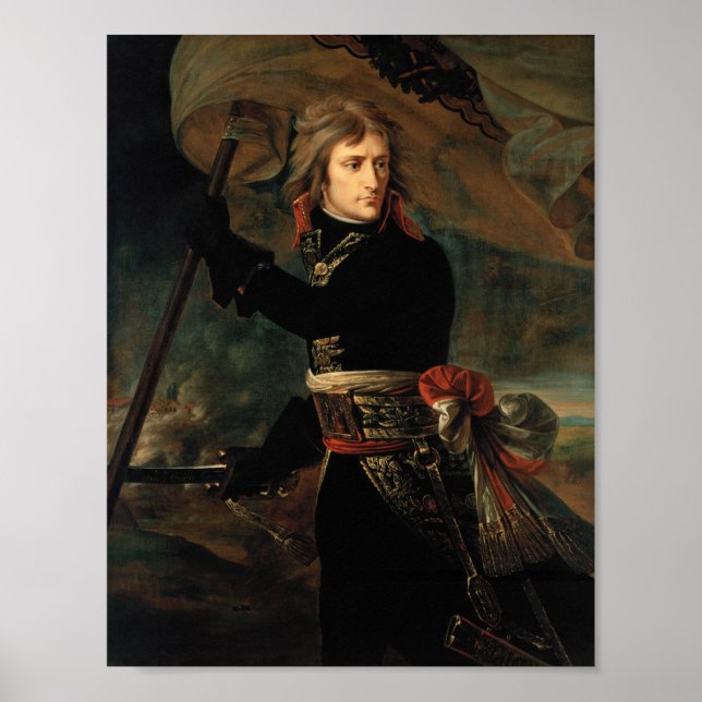 Poster Bonaparte au Pont d'Arcole (Devant)