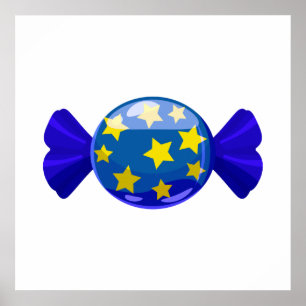 Poster Bonbons colorés