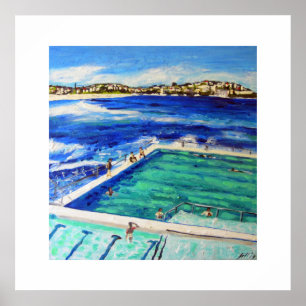 Poster Bondi Beach Icebergs