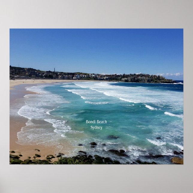 Poster Bondi Beach, Sydney, Australie (Devant)